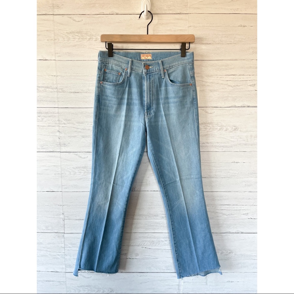 NWT Mother The Insider Crop Step Fray Jeans
